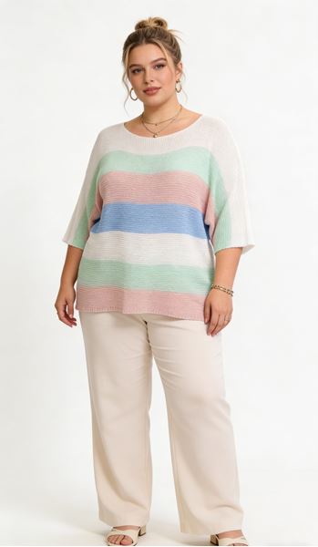 Picture of CURVY GIRL LOOSE FIT SWEATER
